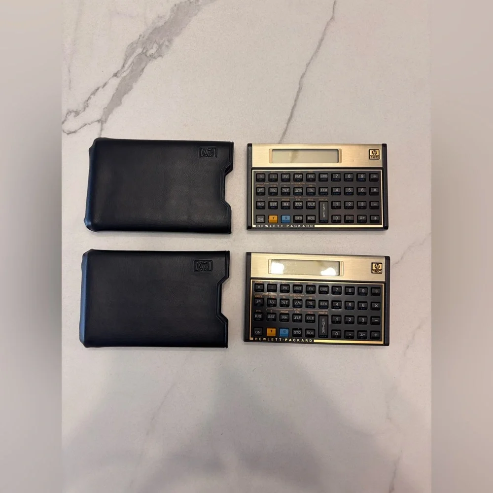 Dual Set of HP12C Financial Calculator